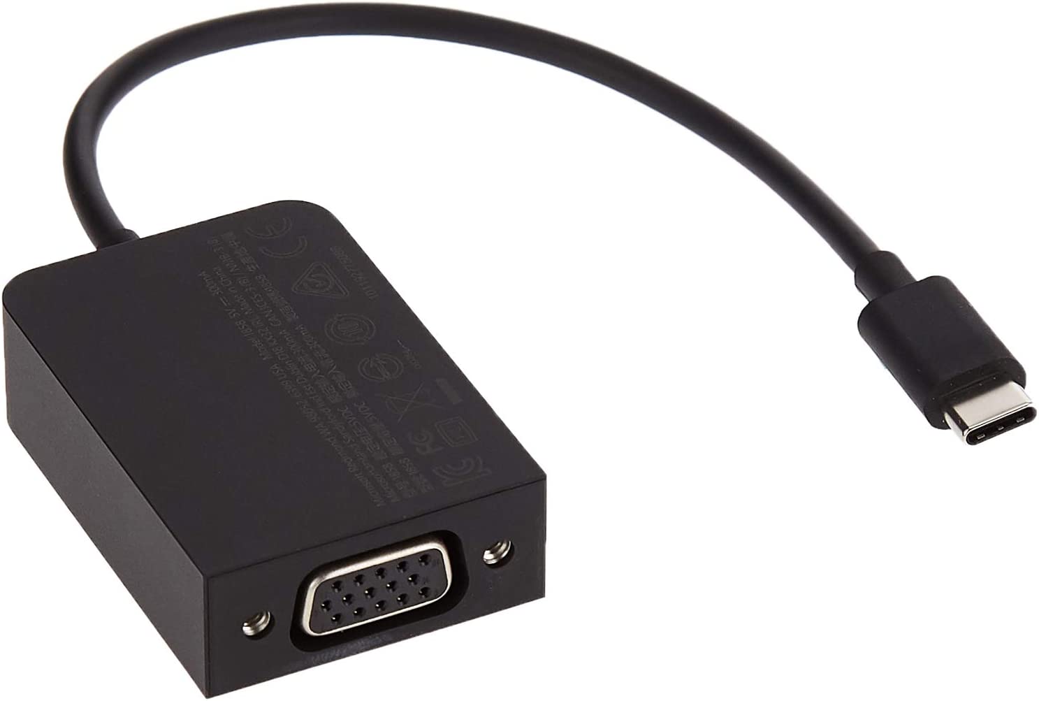 Microsoft Surface USB-C to VGA Adapter, Black HFR-00008