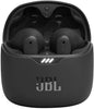JBL Tune Flex True Wireless Noise Cancelling Earbuds, Pure Bass, ANC + Smart Ambient, 4 Microphones, 32H of Battery, Water Resistant & Sweatproof, Comfortable Fit - Black, JBLTFLEXBLK