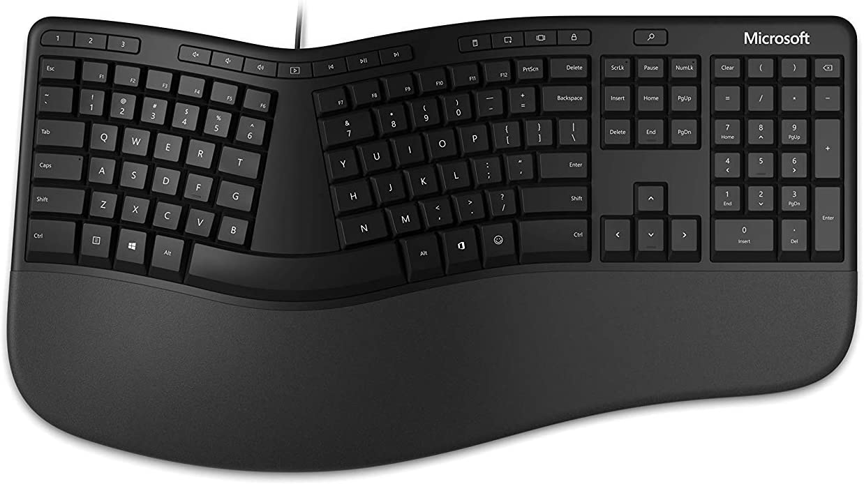 Microsoft Wired Kili Ergo Keyboard LXM-00020