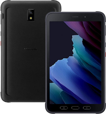 SAMSUNG Galaxy Tab Active3 Enterprise Edition 8” Rugged Multi Purpose Tablet |64GB | Biometric Security (SM-T575NZKAXSG), Black.