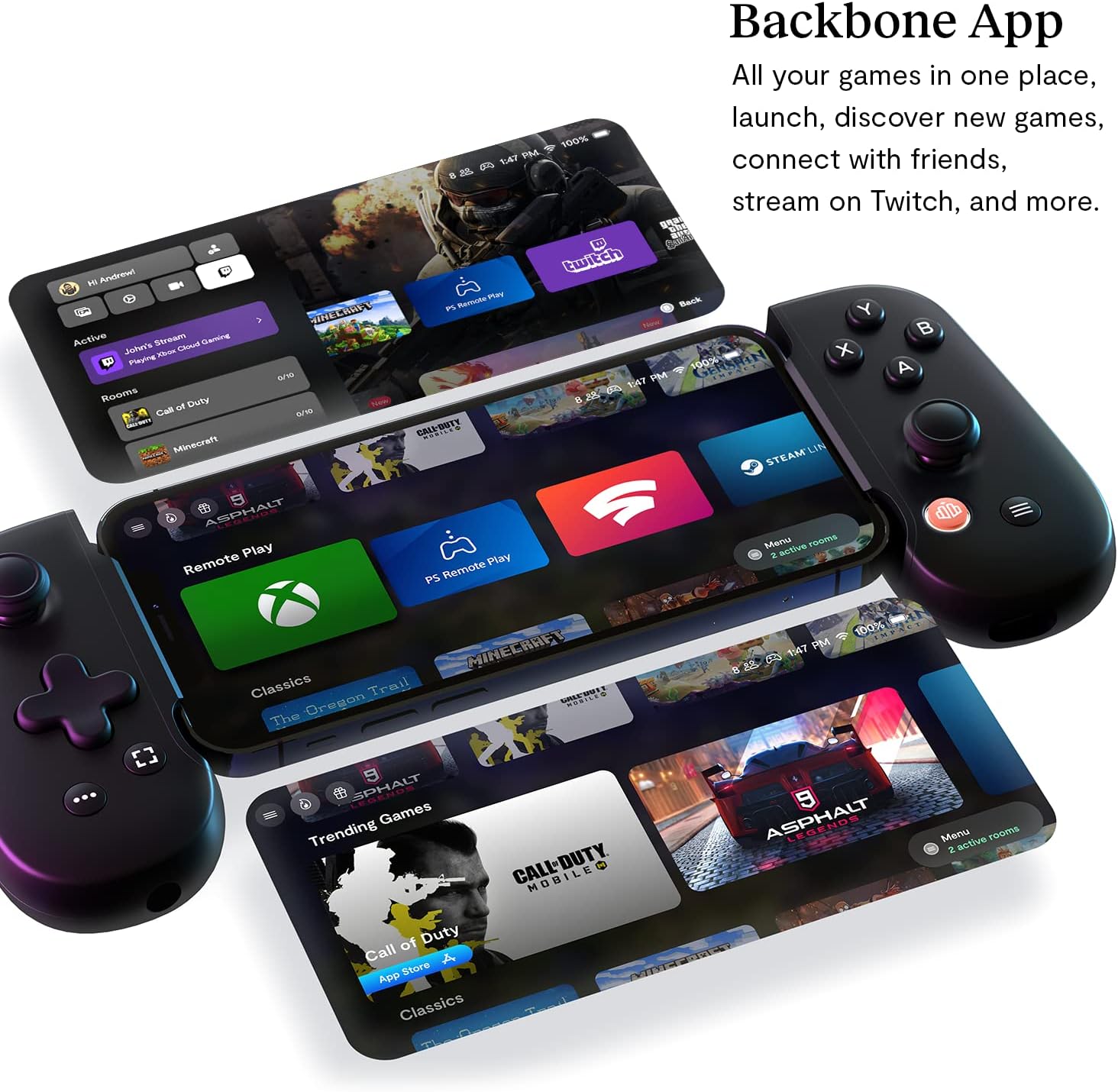 Backbone One Playstation Remote Handkontroll för iPhone - Handkontroller